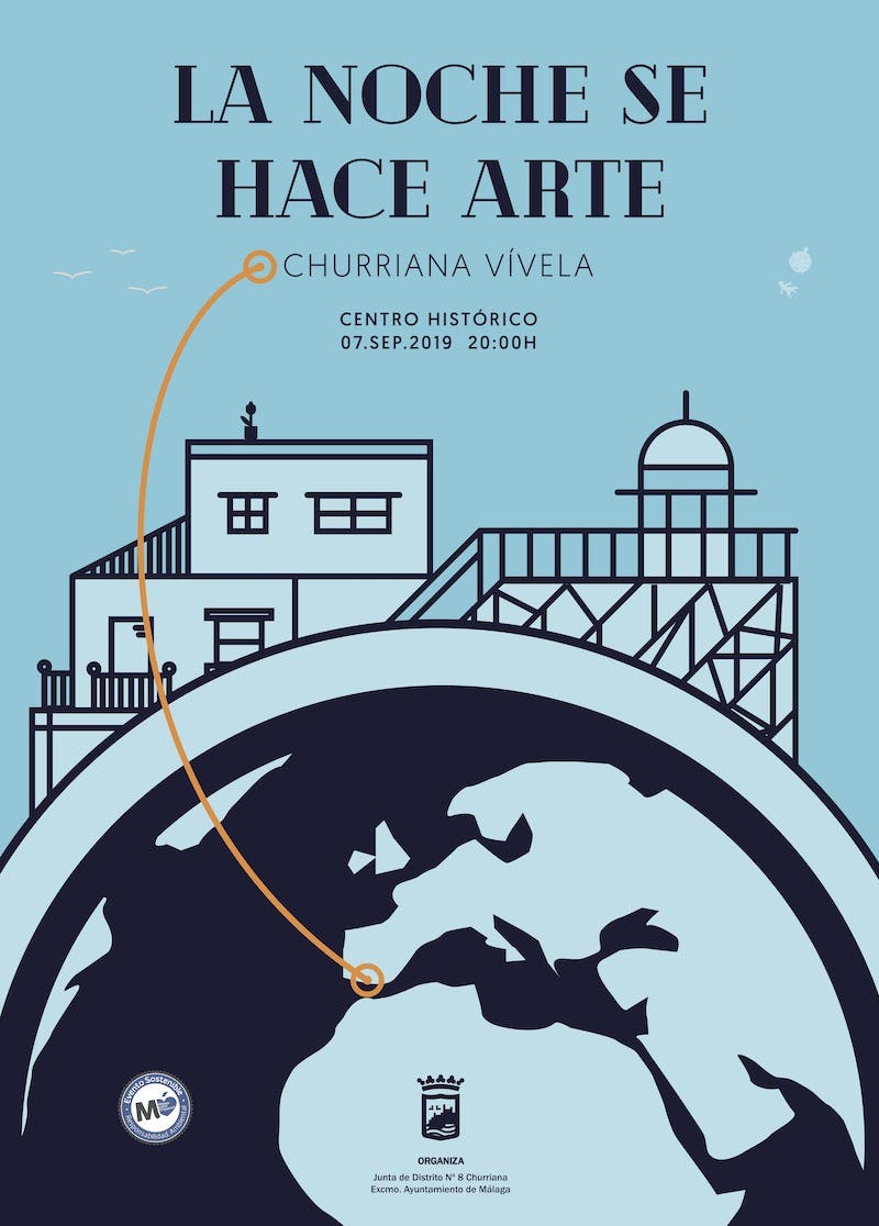 Cartel de la edición de 2019 de La Noche se hace Arte
