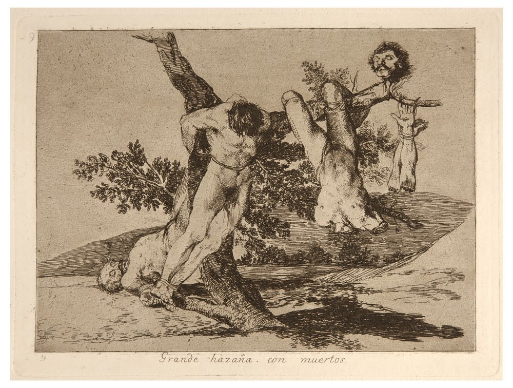 Grande hazaña con muertos de Francisco de Goya