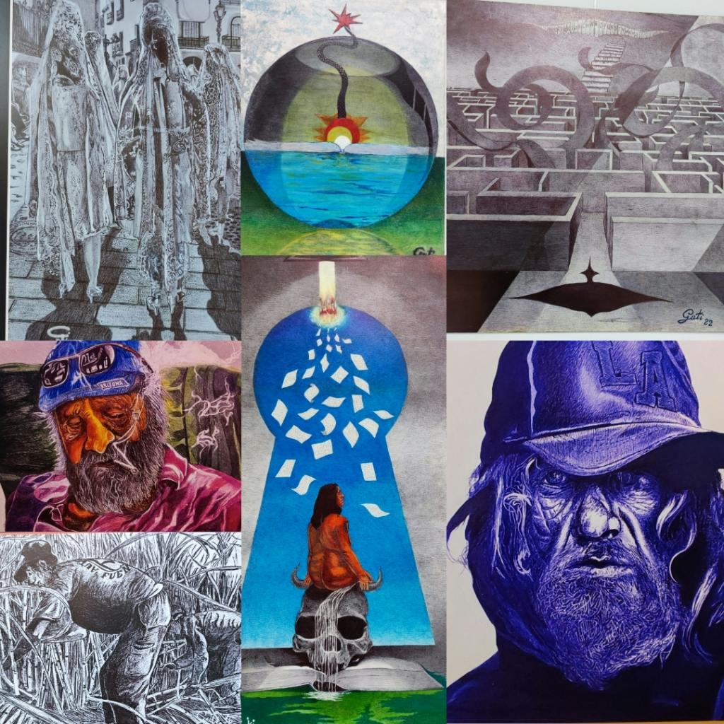 Collage de varias obras